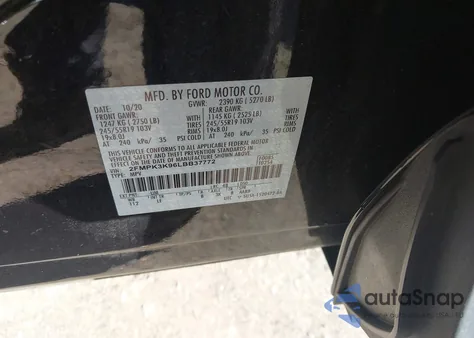 2020 Ford Edge Titanium from USA, damaged, VIN 2FMPK3K96LBB37772